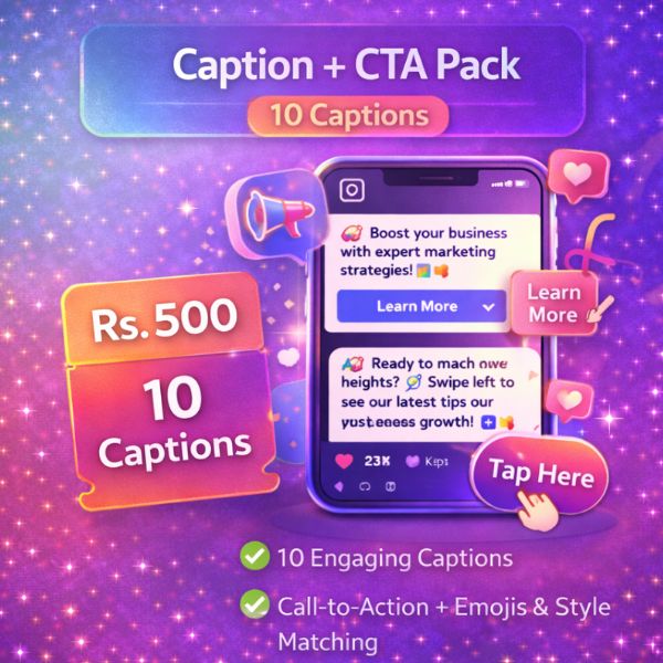 Caption + CTA Pack (10 Captions)